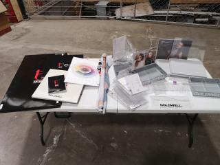 Assorted Salon Retail Product Display Units & Hair Colouring Sample Boards
