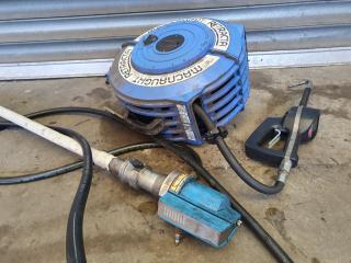 Macnaught Oil Hose Reel, Control Gun & Oilmaster Pump