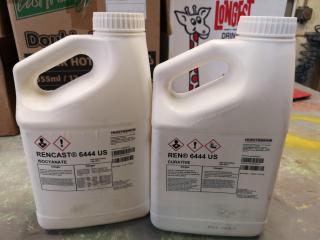 Pair of Rencast 6444 US Curative & Isocyanate Compounds