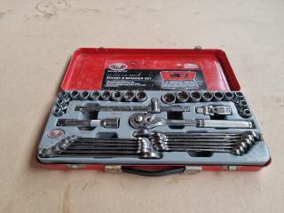 SCA 35 Pce 1/2" Drive Socket & Spanner Set