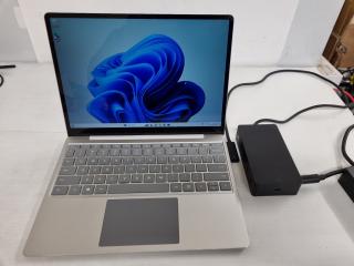 Microsoft Surface Laptop Go 12.4" w/ Surface Dock 2, Screen Glass Crack 