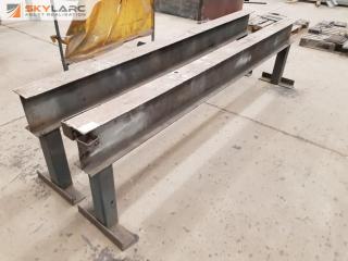 2 x Matched Heavy Duty Steel Stands/Horses