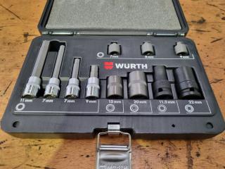Wurth 11-Piece Brake Caliper Tool Set
