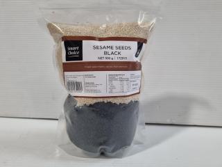 Smart Choice Sesame Seeds Black, 500g Bag