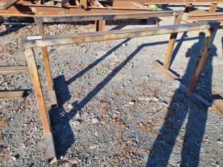 Pair of Steel Sawhorses