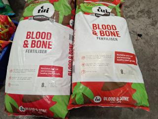 6 x Bags of Blood and Bone Fertilizer 