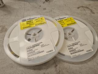 10,000x Yageo Chip Resistors, 487 Ohm, 0.1W