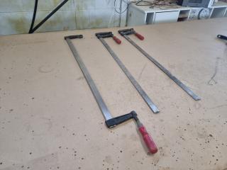 Set of 3 775mm Bar Clamps