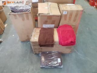 4 Boxes of 60 Mixed Hand Towels