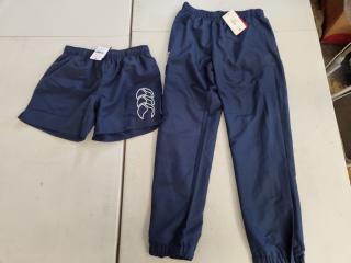 Canterbury Kid's Tactic Shorts & Cuffed Stadium Pant, Size 12