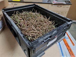 Bin of Wurth 4.2x75mm CSK Multi Surefix ZY Screws, Bulk Lot