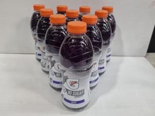 Gatorade No Sugar Electrolytes Grape, 10x 1-Litres