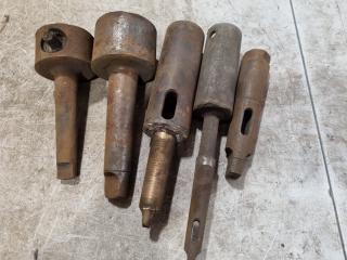 5x Assorted More Taper Drill Adapters