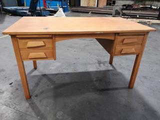 Vintage Wood Office Desk