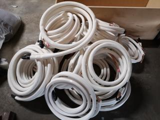 16x Assorted Length of Interlink Paircoil Insulated Copper Tubing
