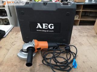 AEG 125mm Corded Angle Grinder w/ Hardcase