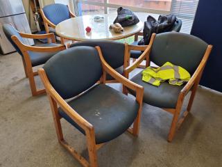 Round Table w/ 6x Chairs