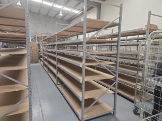 4 Bays of Longspan Warehouse Shelving