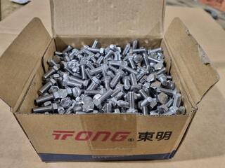 304 Stainless M6-1x16 Hex Set Screws, Box of 800x Units