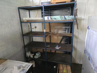 Steel and Timber Workshop Shelving