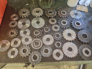 Large Lot of Milling Machine Blades 