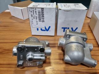 2 x New TLV Steam Traps