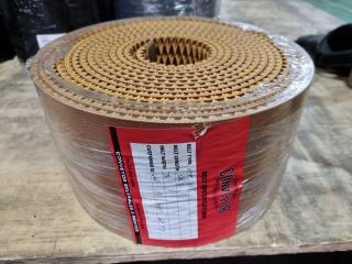 2x Industrial Conveyor Belt Rolls, Each 75x8065mm