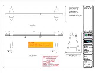 8.5 Ton 3 Axis Yard Crane with Structure 