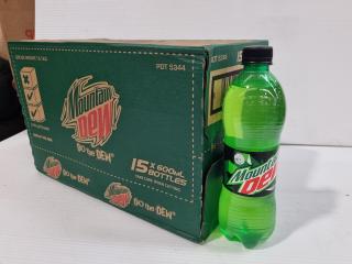 Mountain Dew, 15x 600mL Plastic Bottles