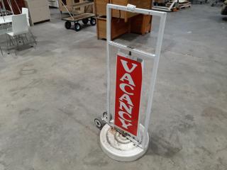 Mobile "Vacancy" Spin Street Display Sign