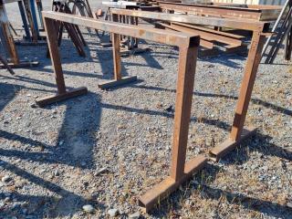 Pair of Steel Sawhorses