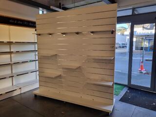 Mobile Retail Display Shelving Assembly