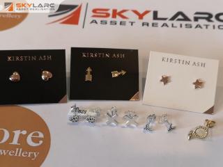 6x Assorted Pairs of Silver & Gold Vermel Earrings