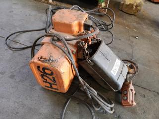 Hitachi 250kg Motorised Chain Hoist