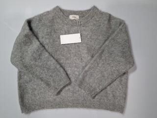 Kinney Gigi Knit Mohair Top - Smoke  - XS