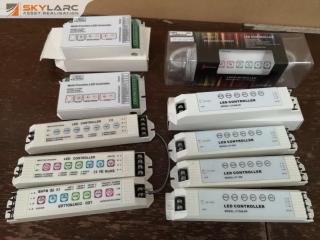10x Assorted RGB LED Lighting Strip Colour Controllers
