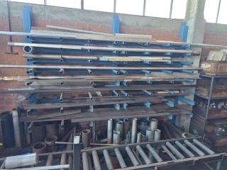 Steel Rack and Contents