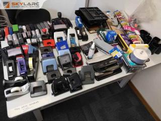 Assorted Lot of Office Supplies, Tools, Accessories & More