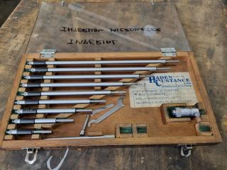 Mitutoyo Tubular Inside Micrometer Set, Imperial Scale