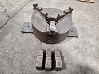 3 Jaw Lathe Chuck on Plate