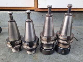 4x BT40 Tool Holders for ER32 & ER40 Collets
