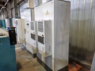 Large Electronics Cabinet and Contents