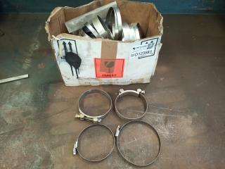 Box of Large Hose Clamps