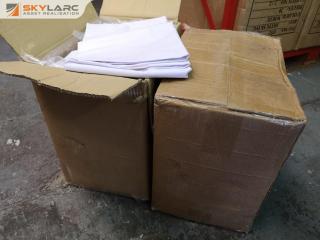 40x Super King Size White Bed Sheets, Bulk Lot, New