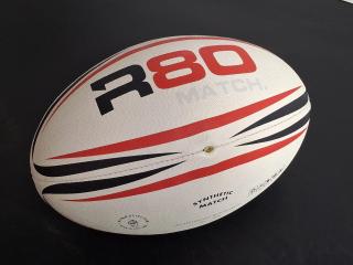10x R80 Synthetic Match Rugby Balls