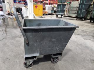 Heavy Duty Steel Scrap Material Bin Trolley