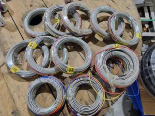 12x Tinned Copper Braid Electrical Cables