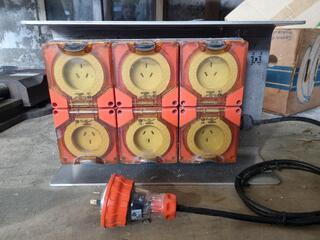 6-Plug 10A, 250V Single Phase Custom Made Power Board