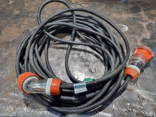 3-Phase 32A Power Extension Lead Cable