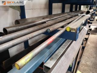 15x Assorted Industrial Steel Material Lengths